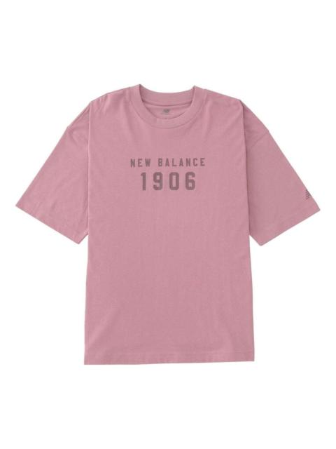 (WMNS) New Balance Iconic Collegiate Jersey Oversized 'Pink' WT41519-RSE