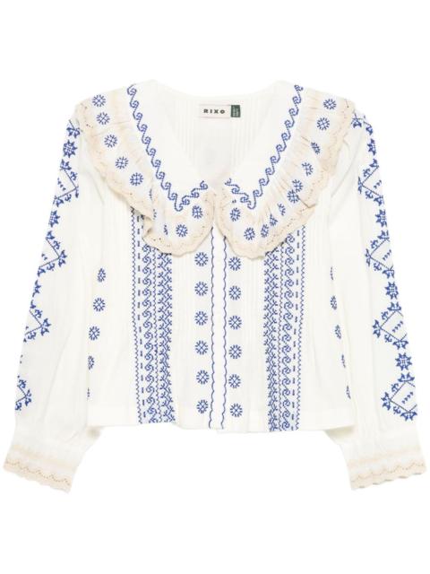 Percy embroidered blouse