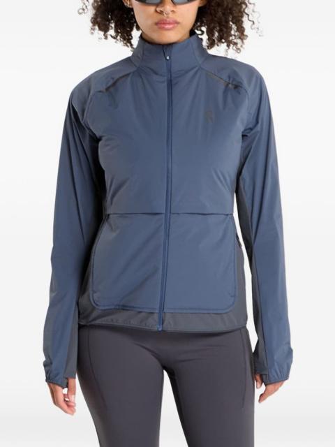 zip-up insulated jacket