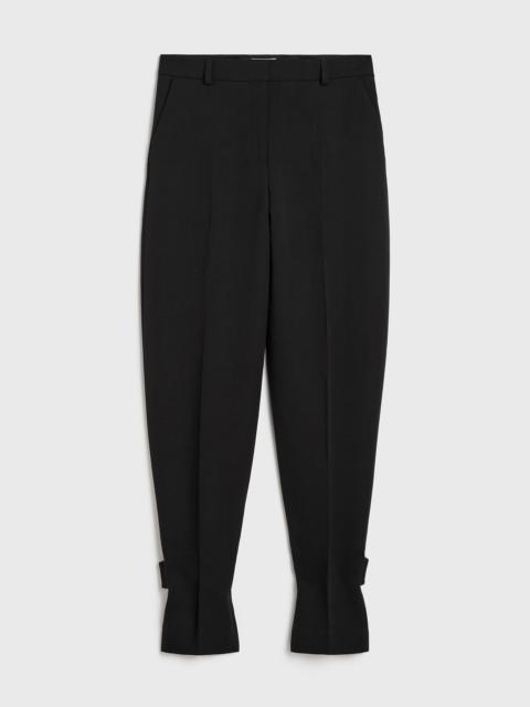 Buckled slouch trousers black