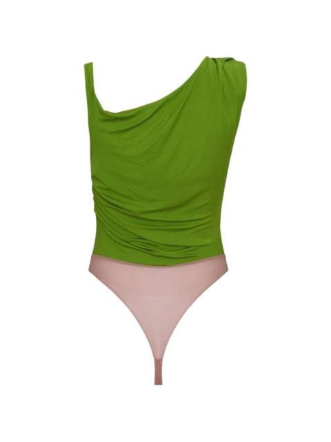 asymmetric-sleeve body