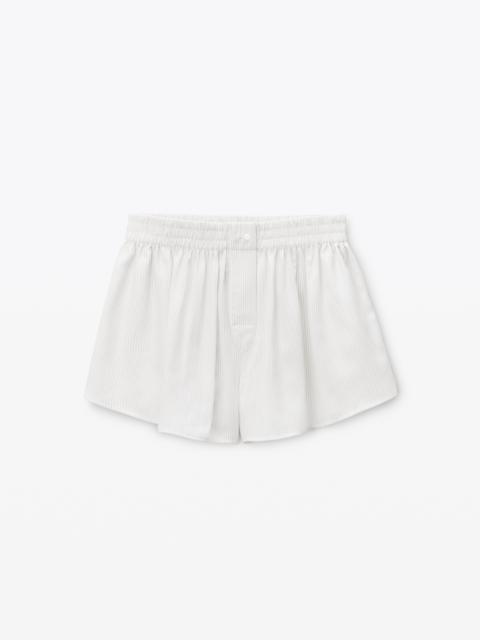 Black & White Mid-Rise Boxer Shorts