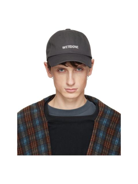 Gray Basic Small Logo Cap