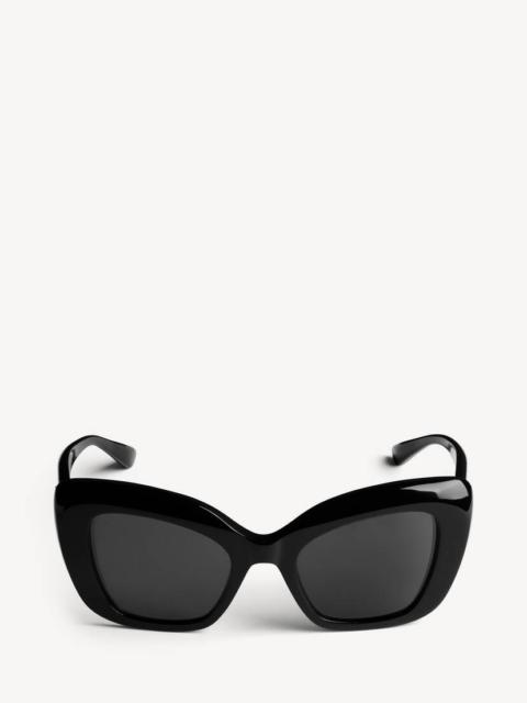 Women's Diva Butterfly Sunglasses in Black