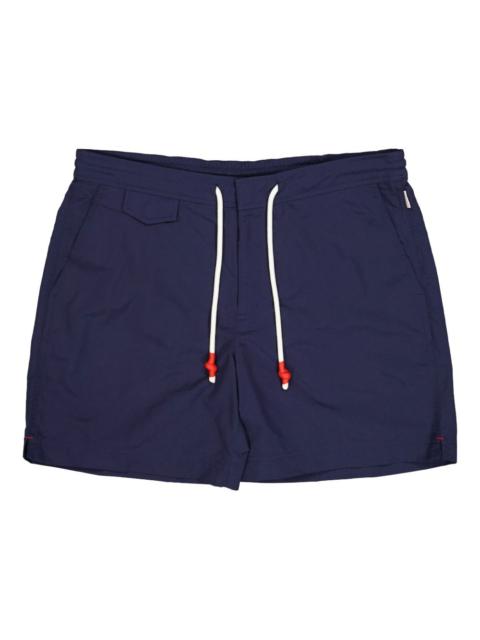 blue swim shorts