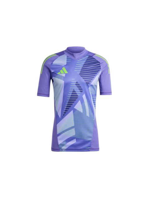 adidas Tiro 24 Pro Short Sleeve Goalkeeper Jersey Purple