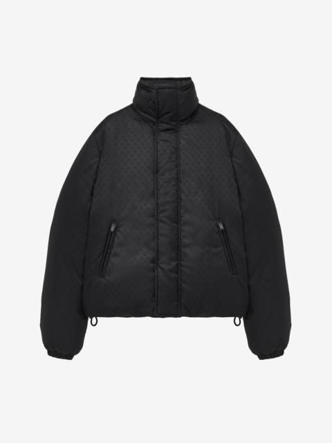 Skull Jacquard Puffer Jacket