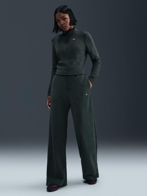 Nike Sportswear Phoenix Plush Women's High-Waisted Wide-Leg Cozy Fleece Pants