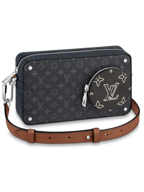 Louis Vuitton Volga On Strap Monogram Eclipse Patchwork Multicolor