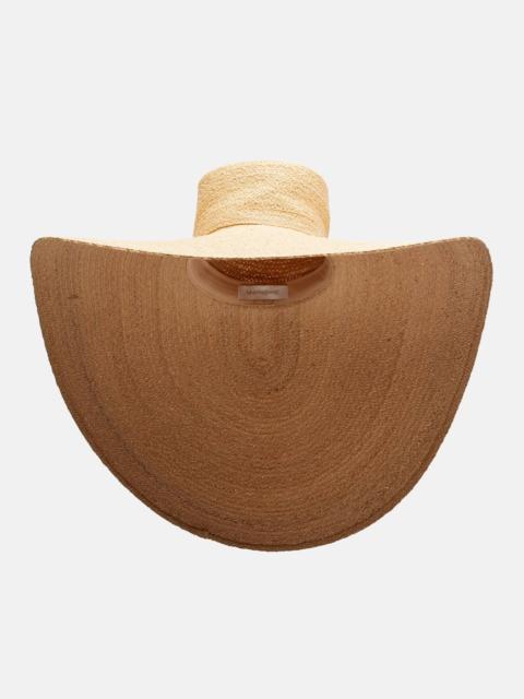 Raffia sun hat