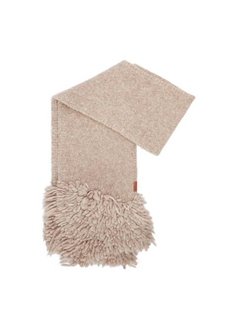 Scarf in alpaca blend