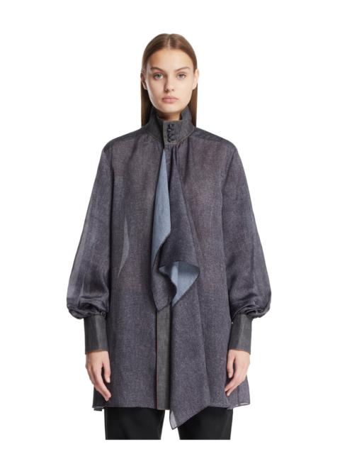 Blue Printed Tailored Shirt