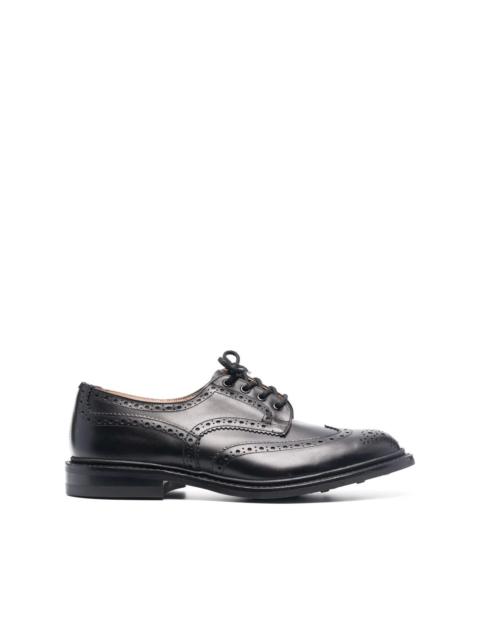 Bourtoncalf leather lace-up shoes