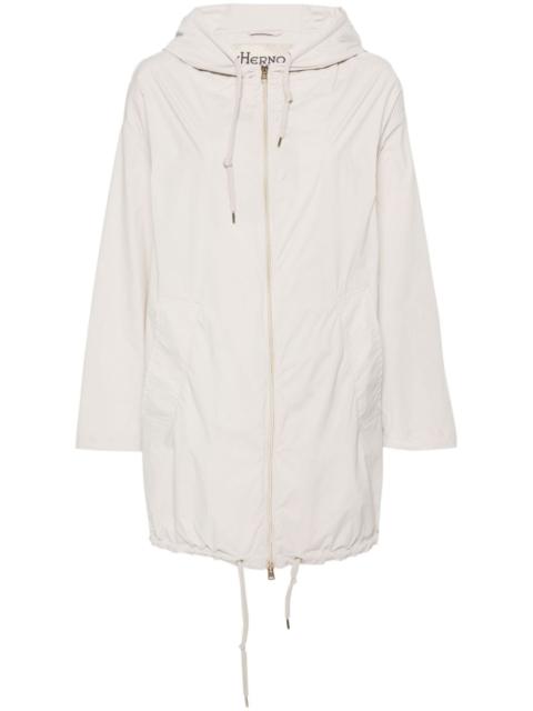 shell zipped raincoat