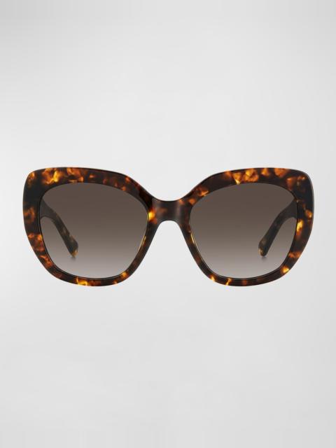 winslet acetate cat-eye sunglasses
