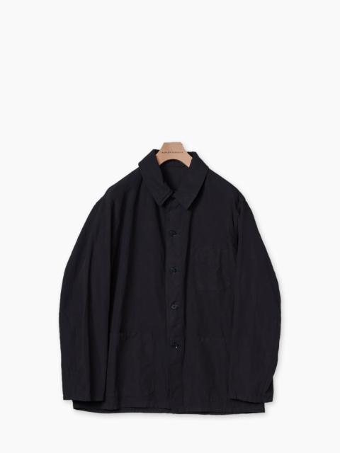 KAPTAIN SUNSHINE GABARDINE WORK SHIRT JACKET BLACK