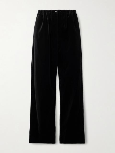 Cotton-velvet Pants