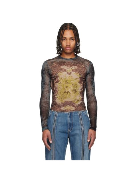 Navy 'The Blue Médaillon' Top