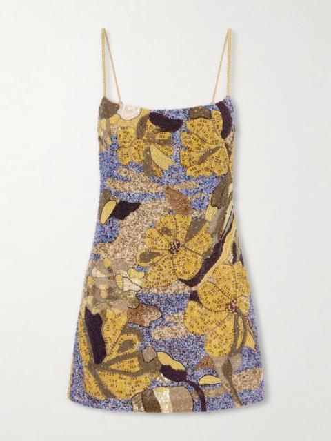 Bebe Embellished Mini Dress