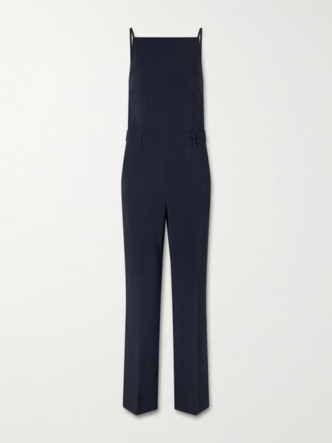 Belted Crepe-cady Jumpsuit