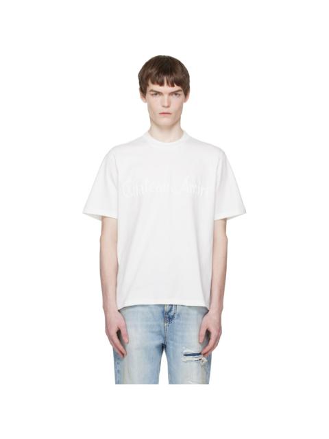 White 'Chateau Amiri' Tonal T-shirt