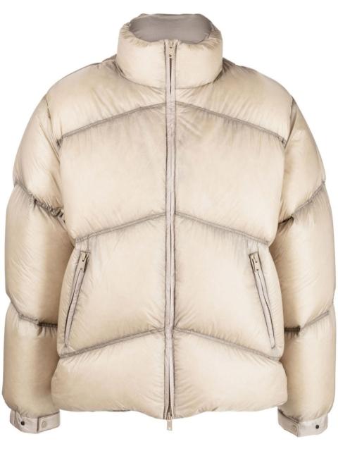 stand-up collar puffer jacket