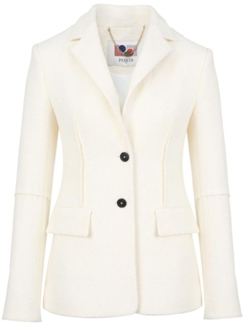 single-breasted blazer