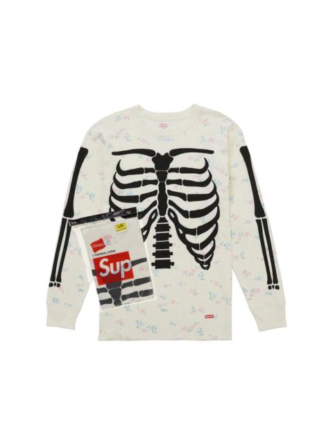 Supreme Hanes Bones Thermal Crew FW25 (1 Pack) Floral