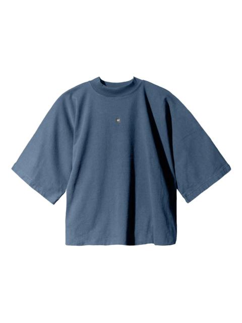 Yeezy Gap Logo No Seam Tee Dark Blue