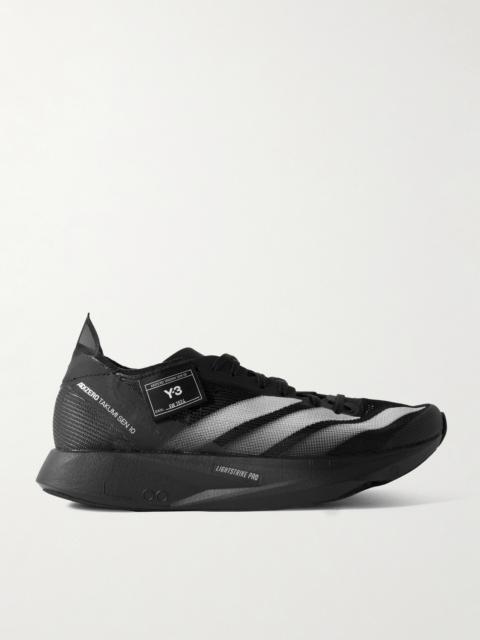 + Y-3 Takumi Sen 10 Rubber-trimmed Mesh Sneakers