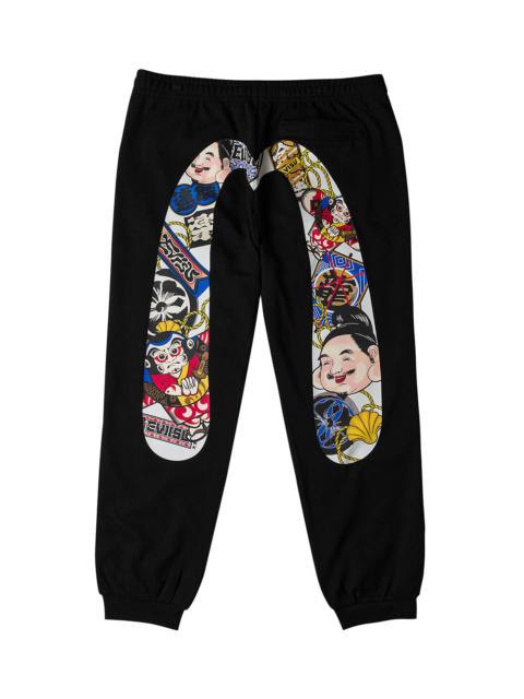 Japanese Kite Daicock Printed Sweatpants
