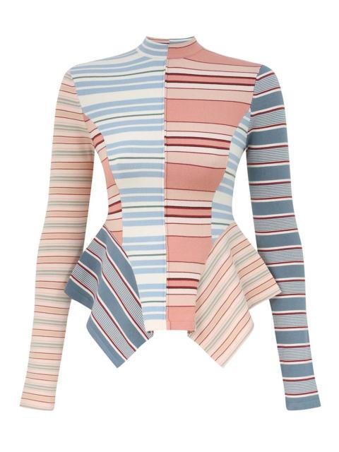 REBELLION SPLICED STRIPE TOP