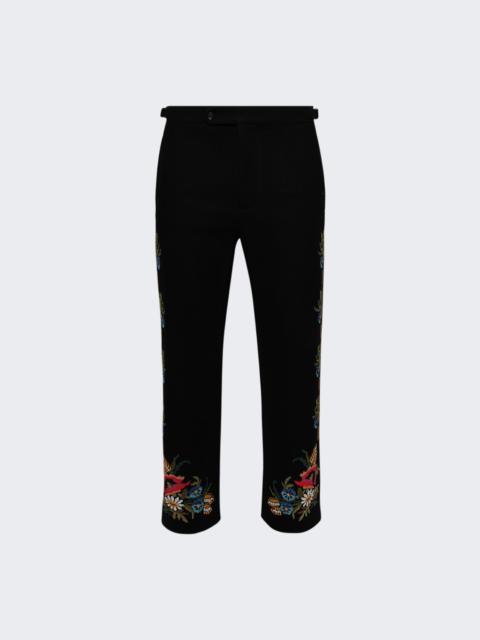 Beaded Aquitaine Trousers Black