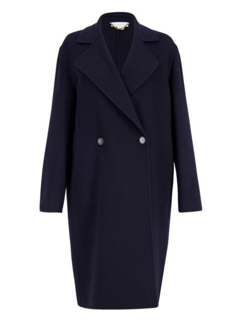 double-breasted wool coat