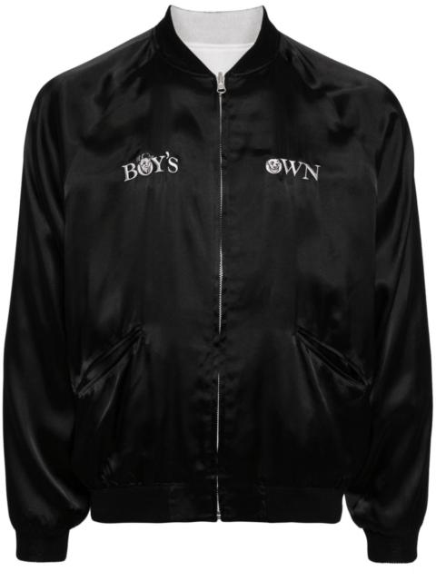 x Boy's Own embroidered bomber jacket