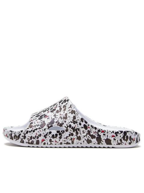 (WMNS) Disney x Li-Ning Casual Fashion Mickey Slippers 'Standard White Black' AGAS010-1
