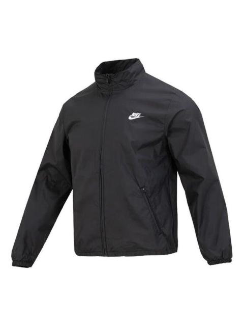 Nike Club+ Full Zip Woven Jacket 'Black' DX0673-010