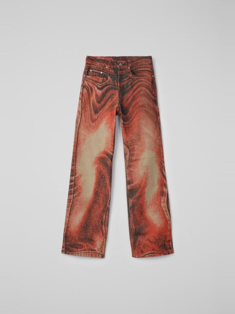 Burnt Orange Denim Jeans
