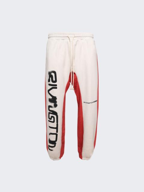Rivington Fade Penta Sweatpants Red And Heather