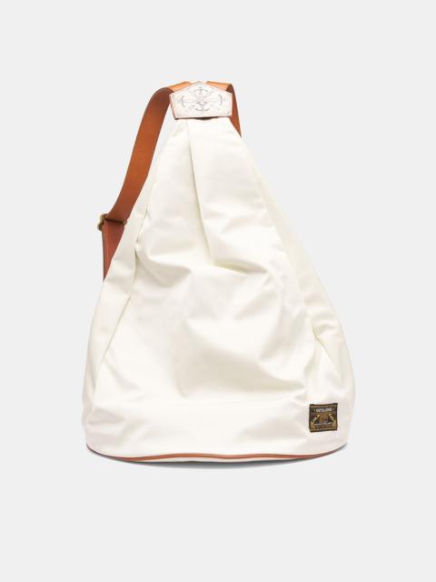 White Nylon & Leather Medicine Bag