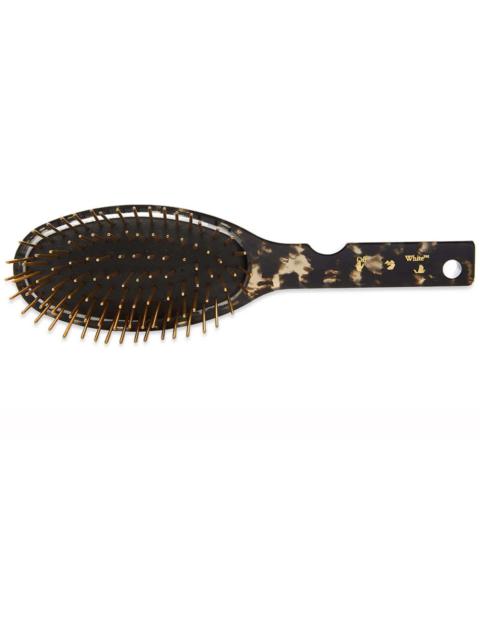 OFF-WHITE Meteor Hair Brush Dark Havana Gold