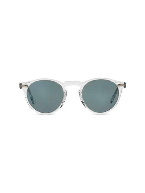 Gregory Peck round frame sunglasses