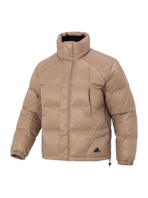 adidas Puff Down Jacket 'Brown' IL8931