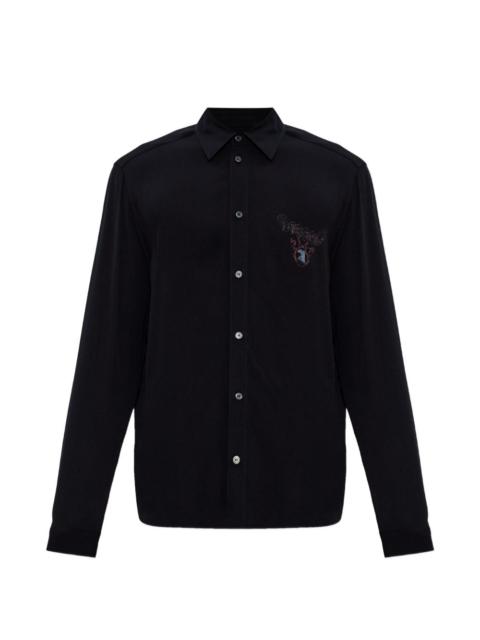 S-Holger logo buttoned shirt