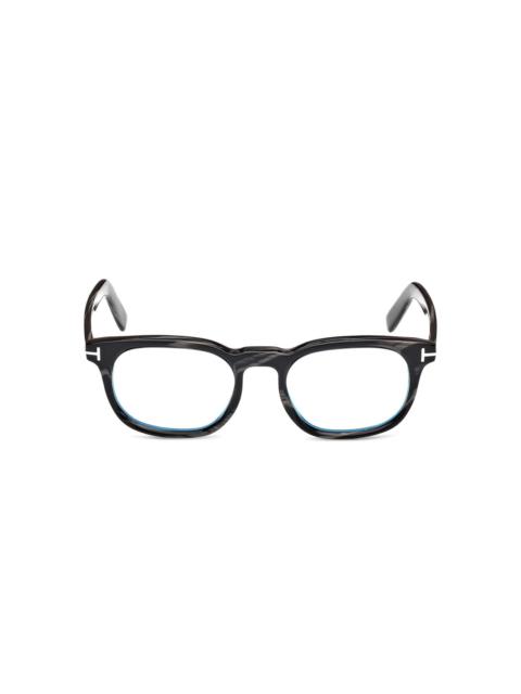 square-frame glasses