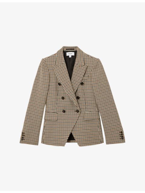 Hartley Double-Breasted Wool-Blend Blazer