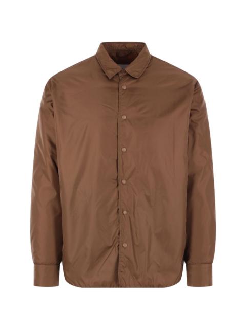 buttoned shirt jacket