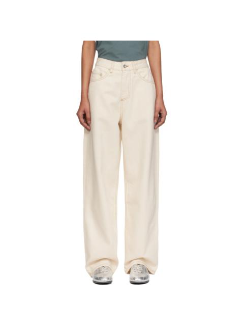 Beige Earth Silver Jeans