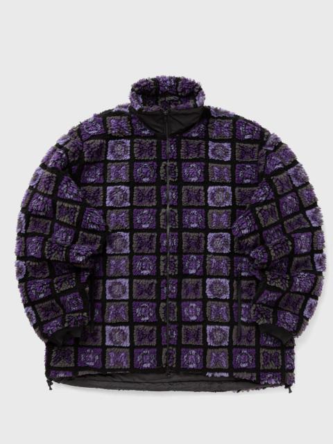 Faux Fur Jacket - Papillon Plaid Pile