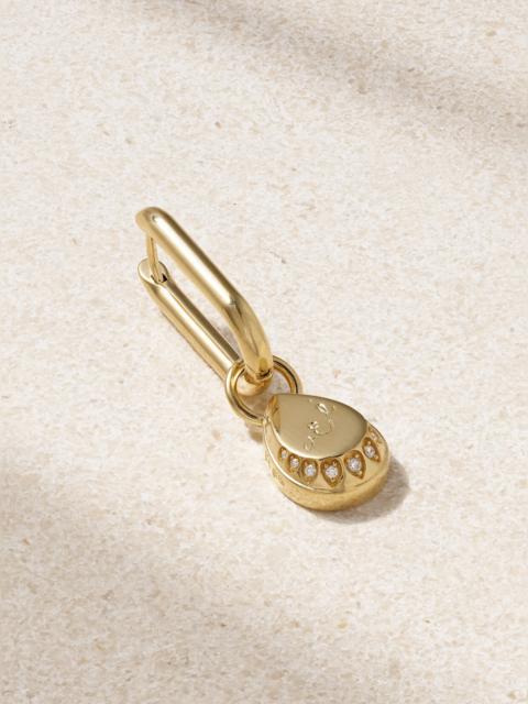 18-karat Gold Diamond Single Earring